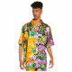 Grimey Ανδρικό πουκάμισο Ocean Gateways Multicolor Button Up Shirt